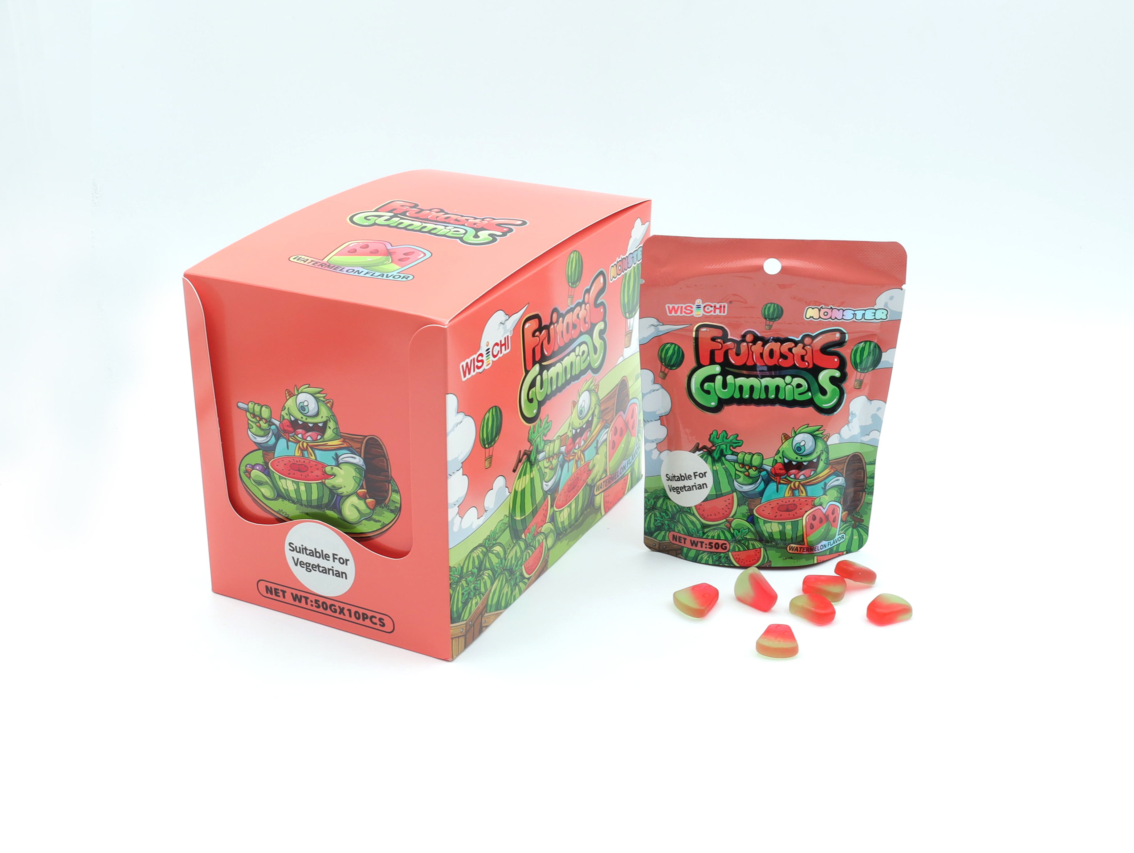 50g Watermelon Gummy Candy Watermelon